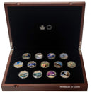 2017 $10 Celebrating Canada's 150th Fine Silver 13-coin Set with Deluxe Case (No Tax)