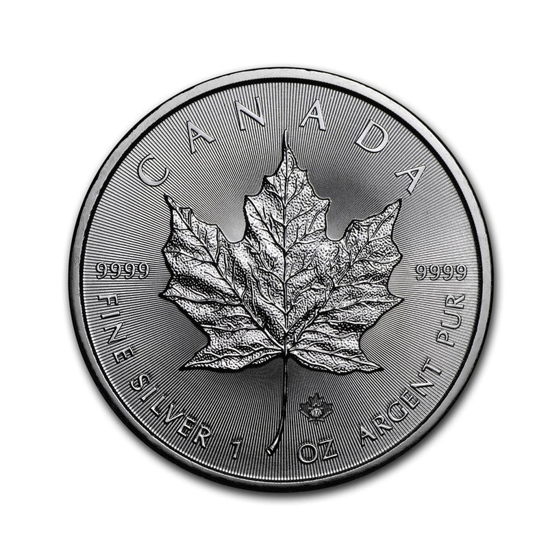 2017 Canada $5 Maple Leaf 1 oz. 99.99% Fine Silver Coin ( No Tax )