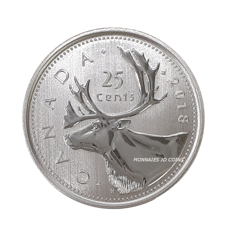 2018 Canada 25 Cents Specimen Coin