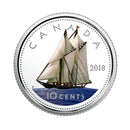 2018 Canada 10 Cents Coloured Silver Proof (No Tax)