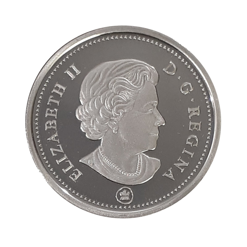 2018 Canada 25 Cents Proof (Non Silver) Coin