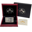 2018 Canada 30th Anniversary Of The Maple Leafs 1 oz Pure Silver Coin & 2 oz Pure Silver Bar