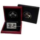 2018 Canada 30th Anniversary Of The Maple Leafs 1 oz Pure Silver Coin & 2 oz Pure Silver Bar