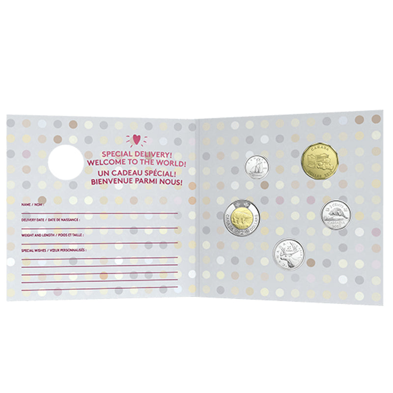 2018 Canada Baby Gift Set With Special Loon Dollar