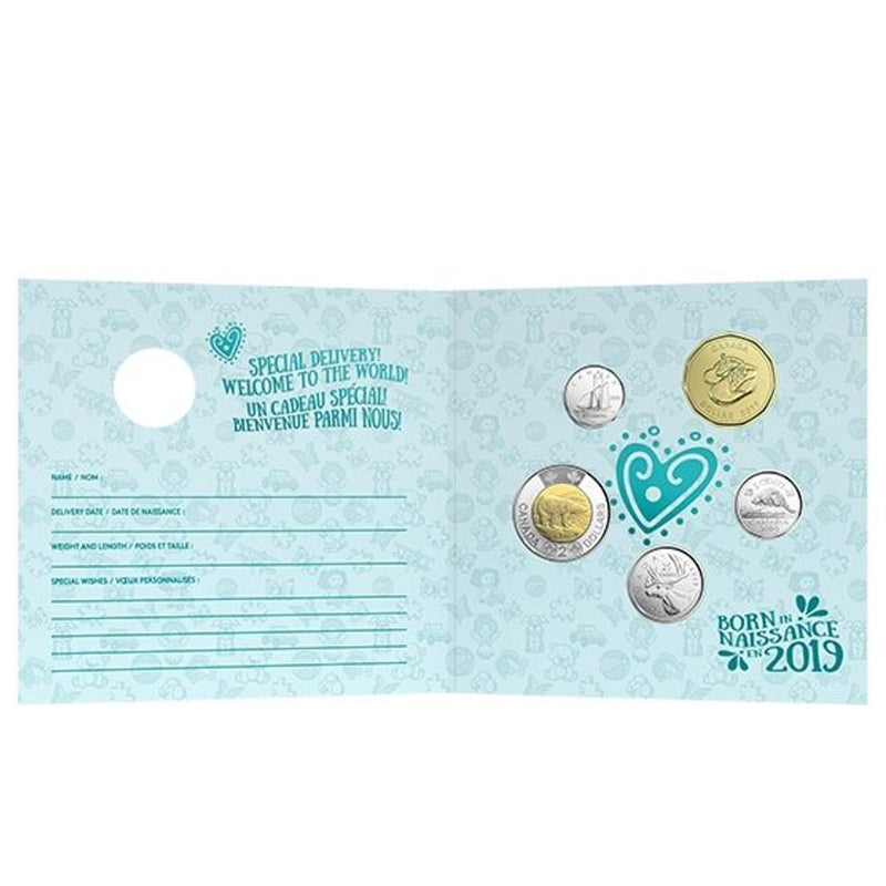 2019 Canada Baby Gift Set With Special Loon Dollar