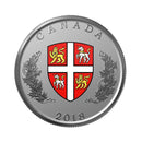 2018 Canada Newfoundland Labrador Emblems Of Canada 25 Cent Fine Silver Coin