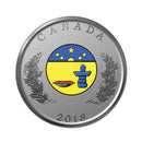2018 Canada Nunavut Emblems Of Canada 25 Cent Fine Silver Coin