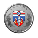 2018 Canada Yukon Emblems Of Canada 25 Cent Fine Silver Coin