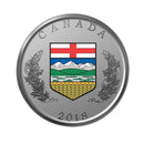 2018 Canada Alberta Emblems Of Canada 25 Cent Fine Silver Coin