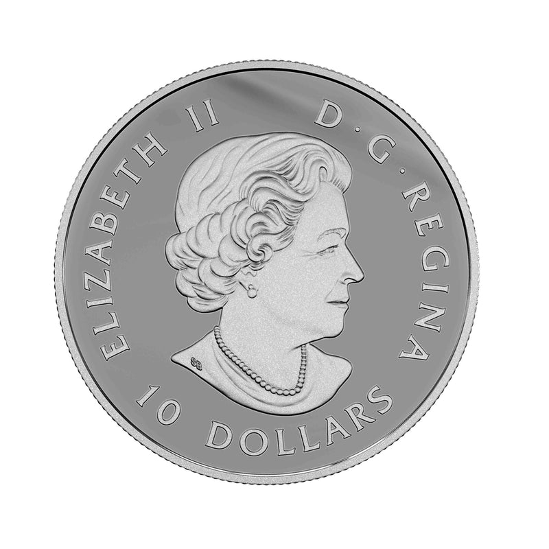 2018 Canada $10 Learning To Play Edmonton Oilers Fine Silver (No Tax)