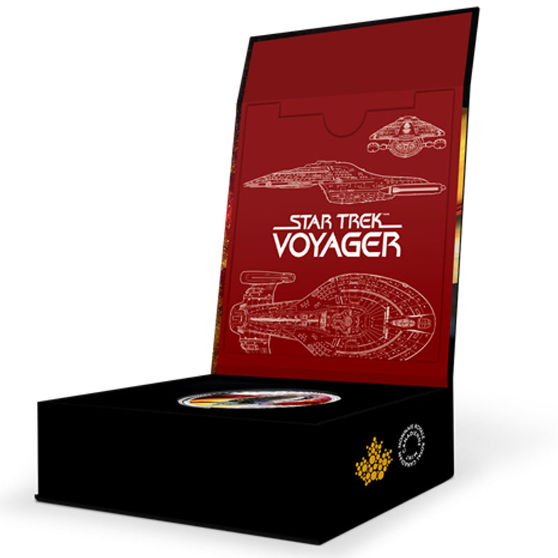 2018 Canada $10 Star Trek Starships U.S.S. Voyager Fine Silver (No Tax)