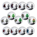 2018 Canada $3 13 Coins Set Teachings From Grandmother Moon Series Moon Fine Silver (No Tax)