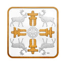 2018 Canada $3 Canadian Coasts True North  Gold Plated Fine Silver (No Tax)