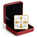 2018 Canada $3 Canadian Coasts True North  Gold Plated Fine Silver (No Tax)