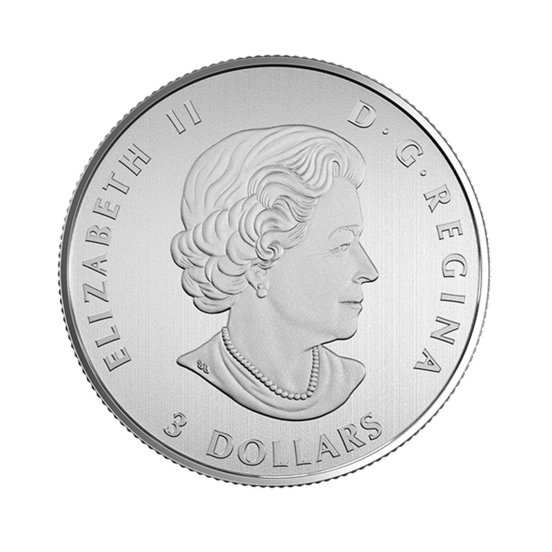 2018 Canada $3 Caribou Fine Silver (No Tax)