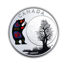 2018 Canada $3 Teachings From Grandmother Moon Series Bear Moon Fine Silver (No Tax)