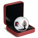 2018 Canada $3 Teachings From Grandmother Moon Series Falling Leaves Moon Fine Silver (No Tax)