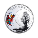 2018 Canada $3 Teachings From Grandmother Moon Series Freezing Moon Fine Silver (No Tax)