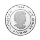 2018 Canada $3 Teachings From Grandmother Moon Series Freezing Moon Fine Silver (No Tax)