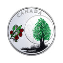 2018 Canada $3 Teachings From Grandmother Moon Series Raspberry Moon Fine Silver (No Tax)