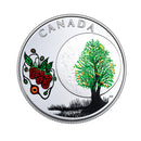 2018 Canada $3 Teachings From Grandmother Moon Series Strawberry Moon Fine Silver (No Tax)