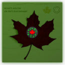 2018 Canada $5 Hearts Aglow Glow-in-the-Dark Fine Silver Coin (No Tax)