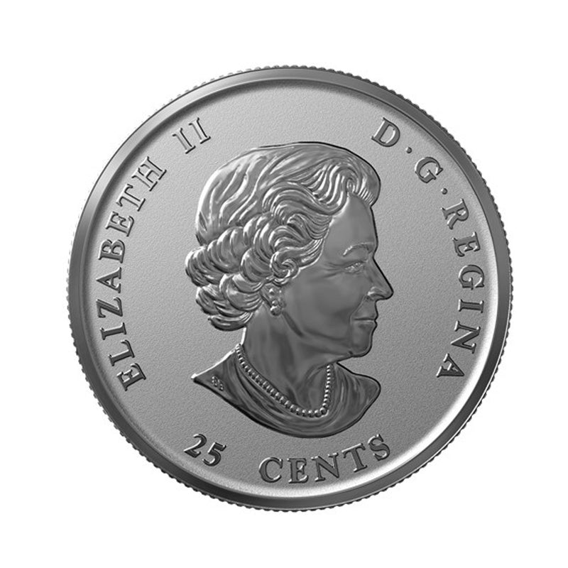 2018 Canada Manitoba Emblems Of Canada 25 Cent Fine Silver Coin