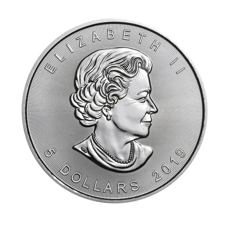 2019 Canada $5 1 oz. 99.99% Pure Silver SML Incuse (Bullion)