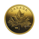 2019 Canada 25 Cent Bouquet of Maple Leaves 0.5gr 9999 Pure Gold (No Tax)