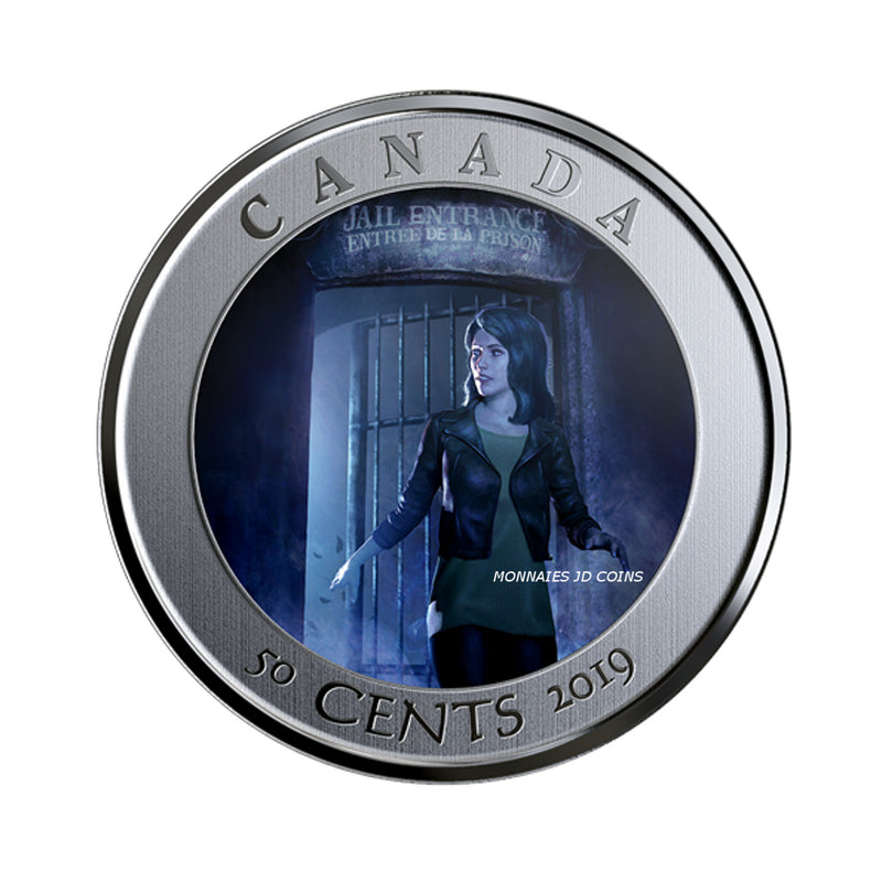 2019 Canada 50 Cent Spooky Canada Hi Ottawa Jail Hostel Coin