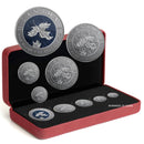 2019 Canada A Bicentennial Celebration Silver Maple Leaf Fine Silver 99.99% Fractional Set