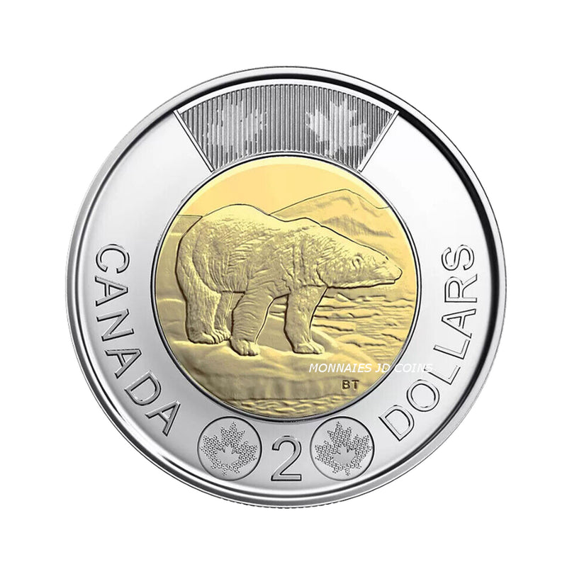 2019 Canada $2 Polar Bear Proof Like Coin