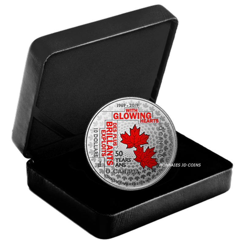 2019 Canada $10 50th Anniversary Of The Official Languages ACT Fine Silver (No Tax)