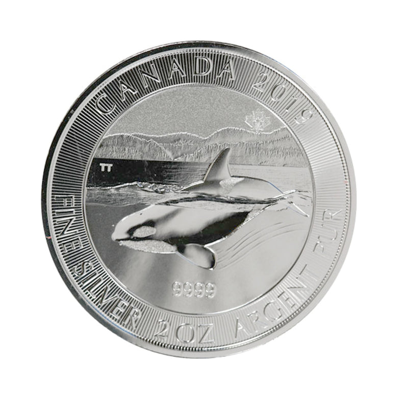 2019 Canada $10 Orca Whale Fine Silver (No Tax)