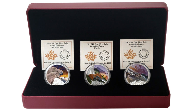 2019 Canada $20 Fine Silver Coin Canadian Fauna The Polar Bear in Subscription (No Tax)