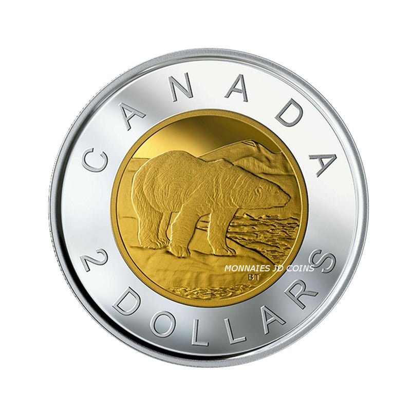 2019 Canada $2 Dollar Proof Fine Silver 99.99% Coin