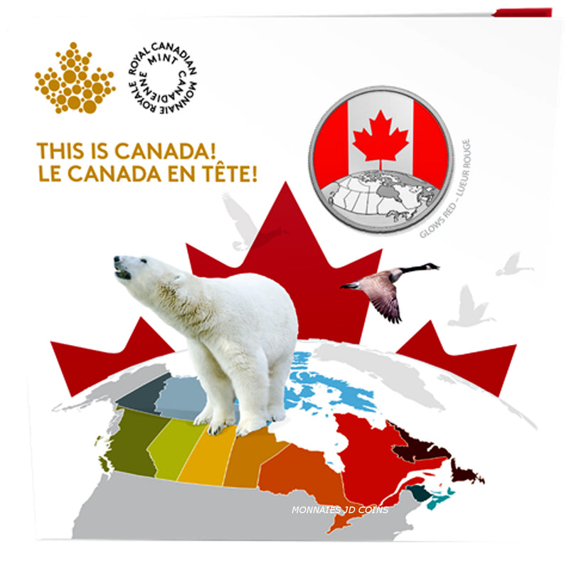 2019 Canada $5 This is Canada! Pure Silver Glow-in-the-Dark Coin