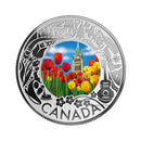 2019 $3 Celebrating Canadian Fun & Festivities - Tulips Fine Silver (No Tax)