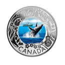 2019 $3 Celebrating Canadian Fun & Festivities - Whale Watching Silver (No Tax)