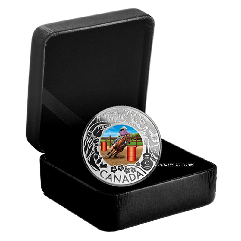 2019 $3 Celebrating Canadian Fun & Festivities - Rodeo Fine Silver (No Tax)