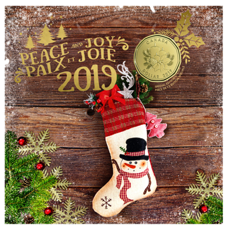 2019 Canada Peace and Joy Gift Set With Special Loon Dollar