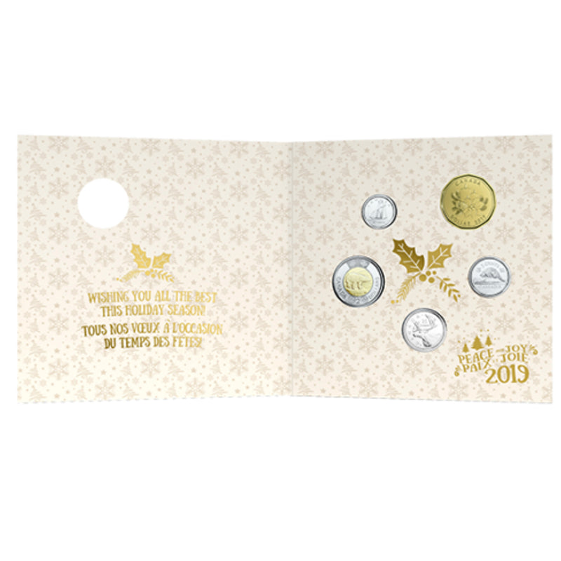 2019 Canada Peace and Joy Gift Set With Special Loon Dollar