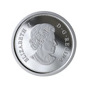 2020 Canada Couloured 25 Cents Proof 99.99% Fine Silver Coin
