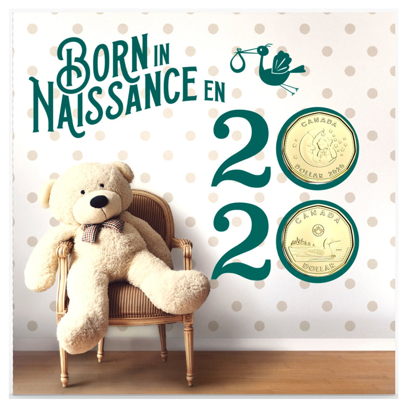 2020 Canada Baby Gift Set With Special Loon Dollar