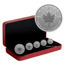 2021 Canada Our Arboreal Emblem Silver Maple Leaf Fine Silver 99.99% Fractional Set