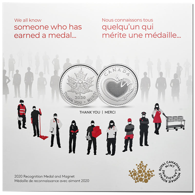 2020 Canada Recognition Medal & Magnet