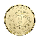 2020 Canada Wedding Loon Two Hearts Brilliant Uncirculated