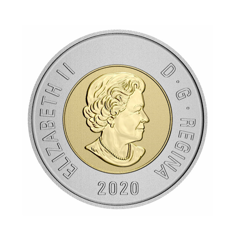 2020 Canada $2 Bimetallic Old Generation Toonies Specimen Coin