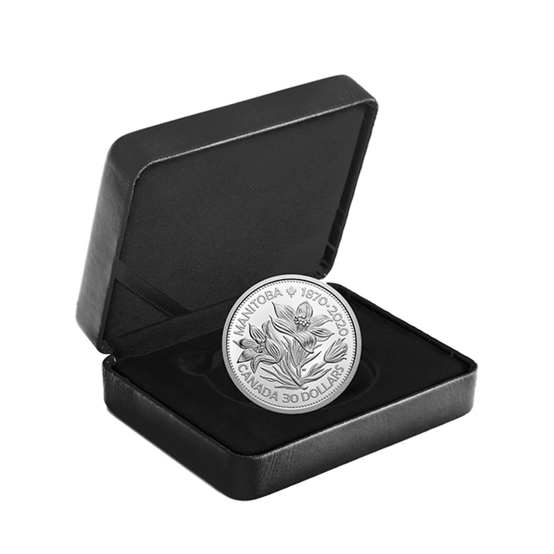 2020 Canada $30 Manitoba 150: United in Celebration Fine Silver Coin (No Tax)