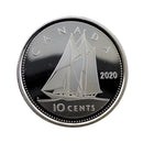 2020 Canada 10 Cents Silver Proof (No Tax)